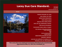 Tablet Screenshot of laceyduecare.com
